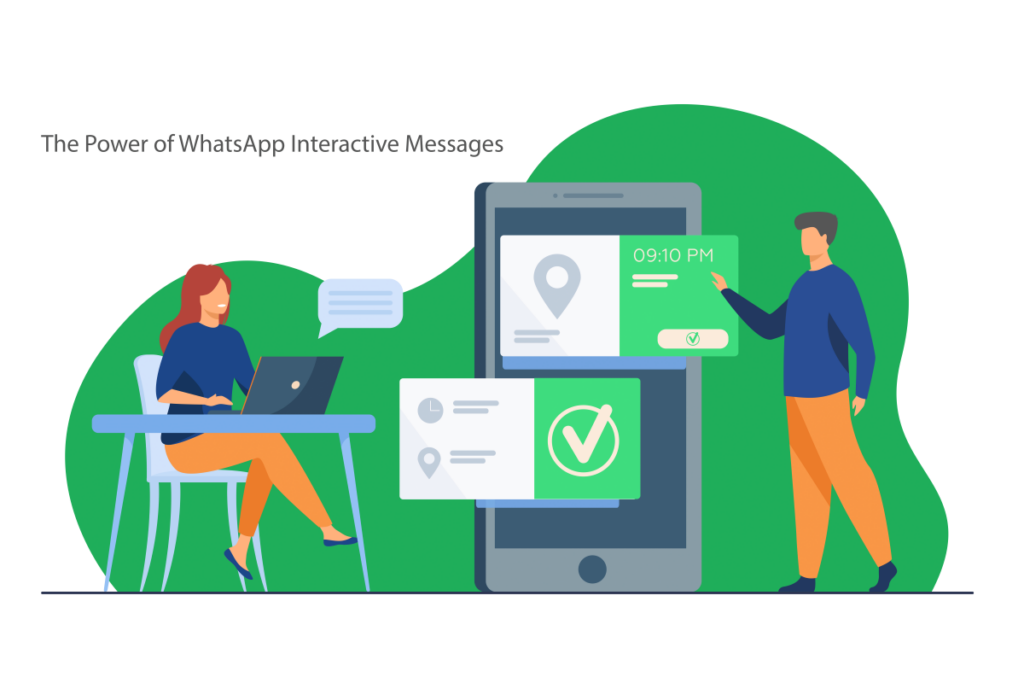 The Power of WhatsApp Interactive Messages: Better Customer Engagement for API Users Illustration of how interactive WhatsApp Messages work